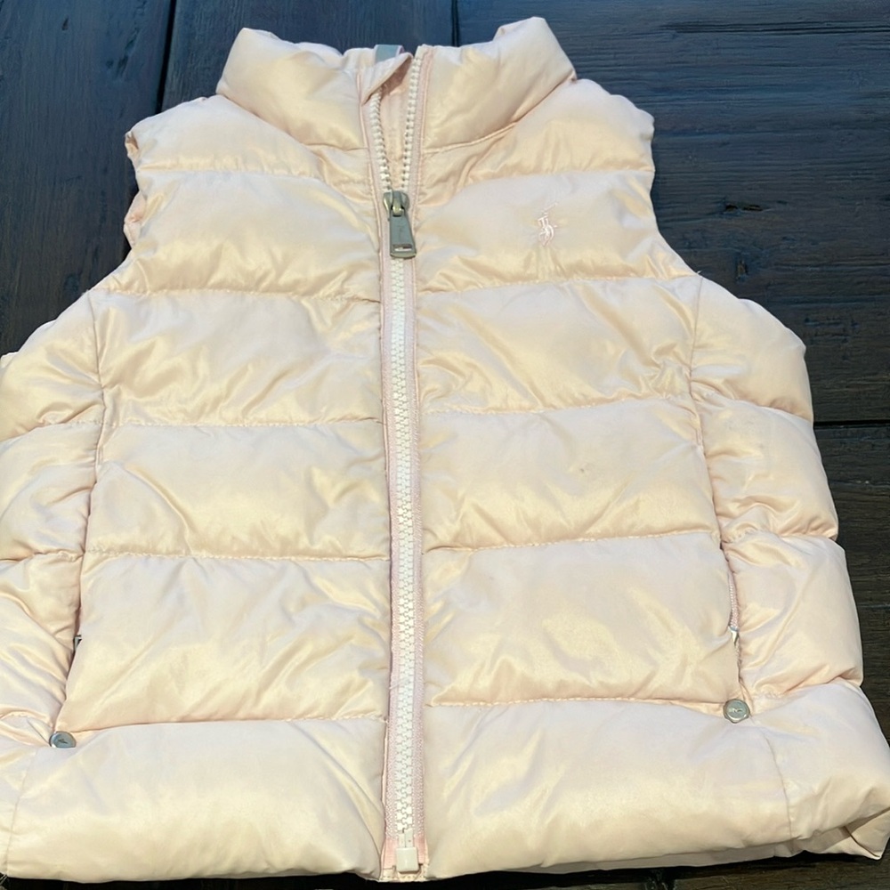 Ralph Lauren Pink Puffer Vest
